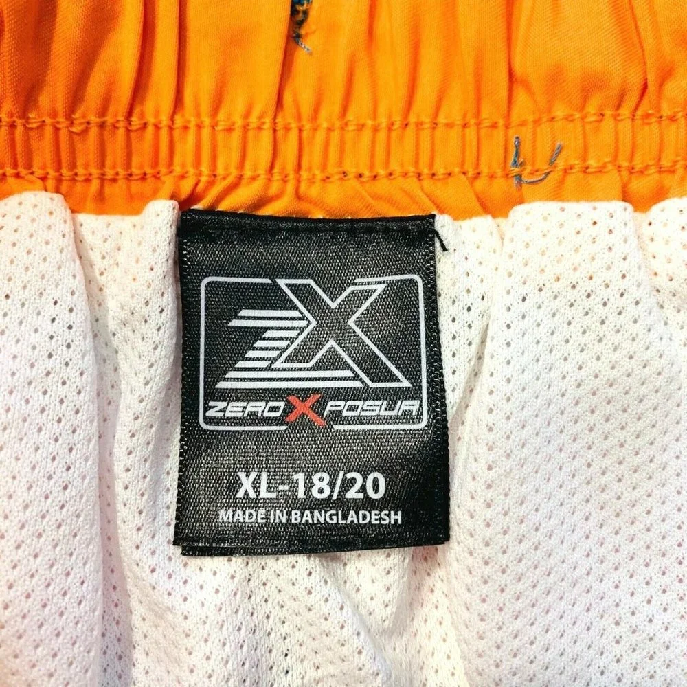 ZeroXposur UPF 50+ Swim‎ Trunks Surf Shorts Surfer Pockets Boys XL-18/20 NWT